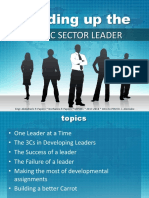 Building Up A Public Sector Leader