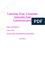 Learning Area: Computer Networks and Communication