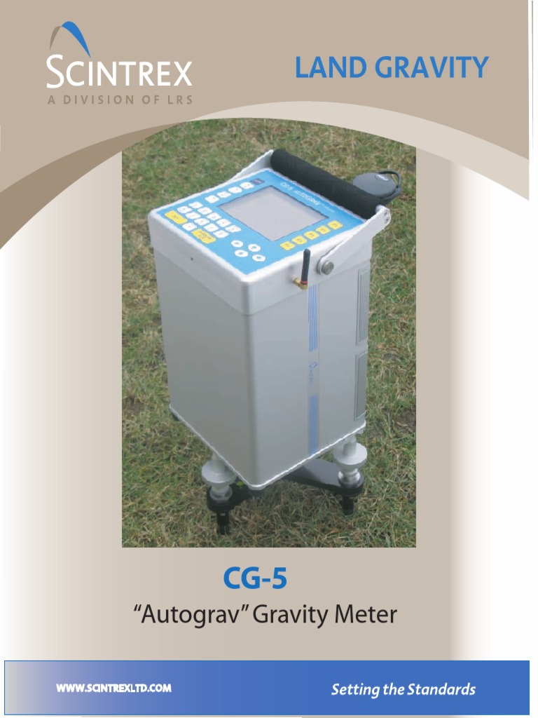 Scintrex CG-5 PDF | PDF | Global Positioning System | Rechargeable Battery