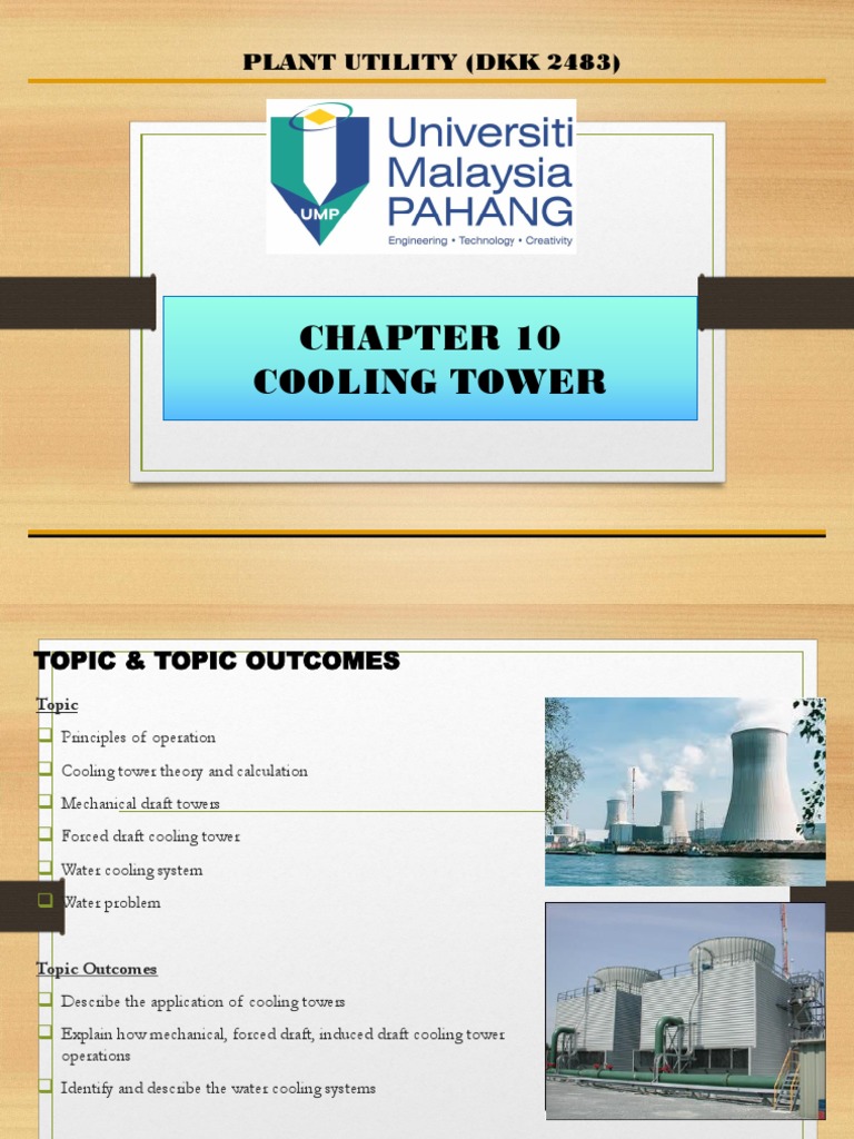 Cooling Tower Operation and Types Guide | PDF | Air Conditioning | Water