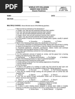 Basic Fire Safety 1 Quiz | PDF | Fire Safety | Fires