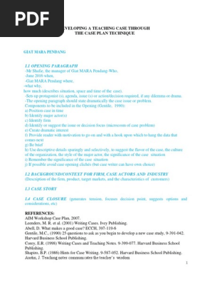 Case Plan