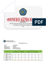 Absensi Dan Agenda Magang