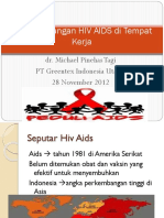 Penanggulangan HIV AIDS Di Tempat Kerja