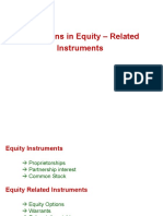 Innovations in Equity Instruments