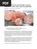 Sendha Namak Rock Salt Benefits