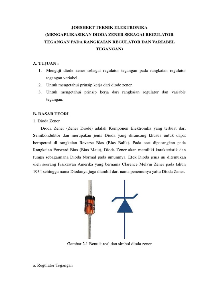 2 Regulator Dan Variabel Tegangan