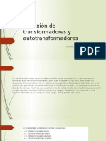 Conexión de Transformadores y Autotransformadores