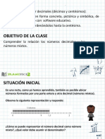 Representar y comparar decimales y números mixtos