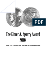 The Elmer A. Sperry Award 2002: For Advancing The Art of Transportation
