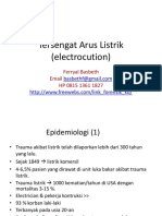 Traumatologi 2 Tersengat Arus Listrik