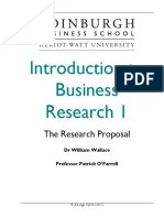 Introduction To Business Research 1