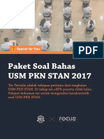 Paket Soal Bahas USM PKN STAN 2017 (By @infopknstan)