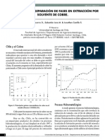 2 - Problemas en La Separacion de Fases en Extraccion Por Solvente de Cobre - P Navarro S Jara J Castillo PDF