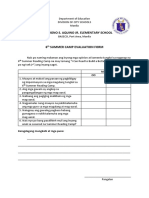 Evaluation Form