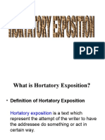 Text Type Hortatory