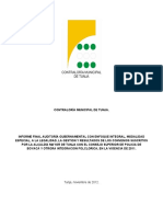 Informe Final Consejo Superior de Policia