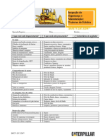 Checklist - Trator de Esteira