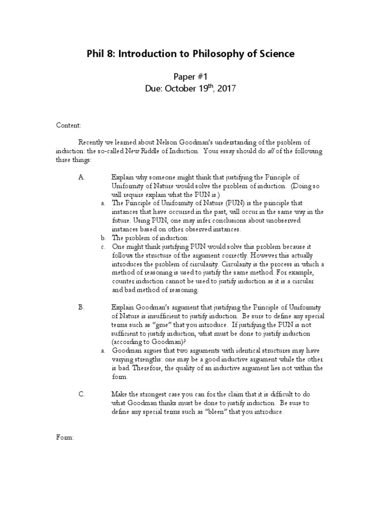 Paper 1 - New Riddle Outline | PDF | Inductive Reasoning | Argument