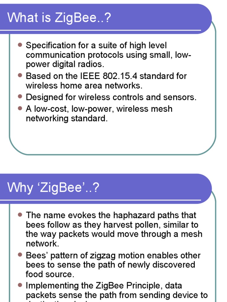 Understanding ZigBee: A Wireless Standard | PDF | Computer Network ...