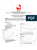 Curvas de Calentamiento Y Enfriamiento