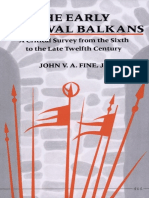 John V. A. Fine-The Early Medieval Balkans - A Critical Survey From The Sixth To The Late Twelfth Century-University of Michigan Press (1991) PDF