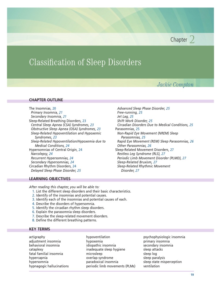 Overview of Sleep Disorders and Insomnias | PDF | Sleep | Insomnia
