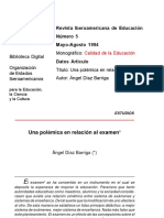 12 - Diaz Barriga - Una Polemica en Relacion Al Examen PDF