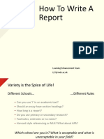 How To Write A Report PDF