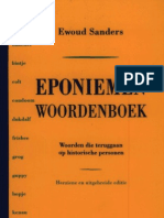 1993 Sanders, Ewoud Eponiemenwdb (7ed)