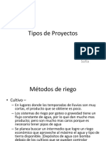 Tipos de Proyectos