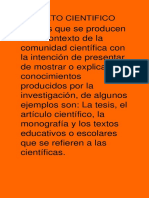 Texto Cientifico