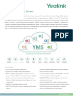 Yealink YMS Meeting Server Datasheet