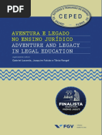 Aventura e Legado No Ensino Jurídico - Adventure and Legacy in Legal Education