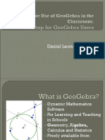 GeoGebra Workshop 25 Oct 2010