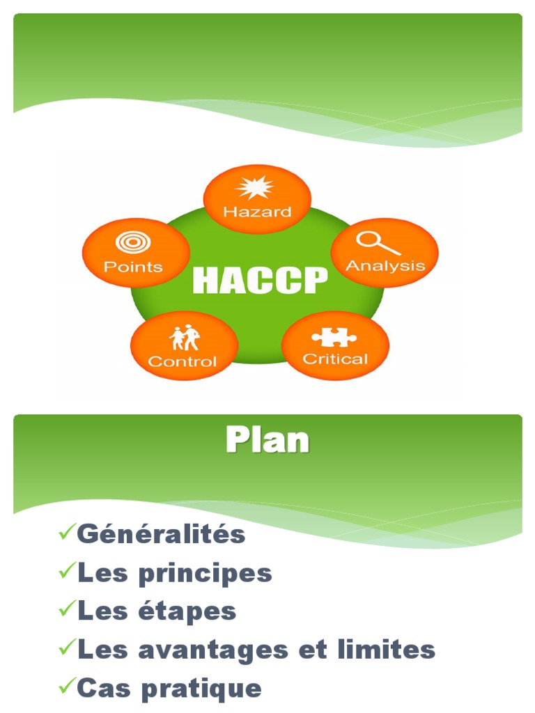 Presentation Haccp | PDF | Analyse des dangers et points critiques pour ...