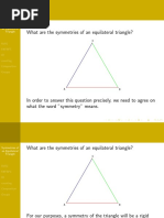 Symmetries of An Equilateral Triangle