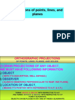 Projections of Points, Lines, and Planes