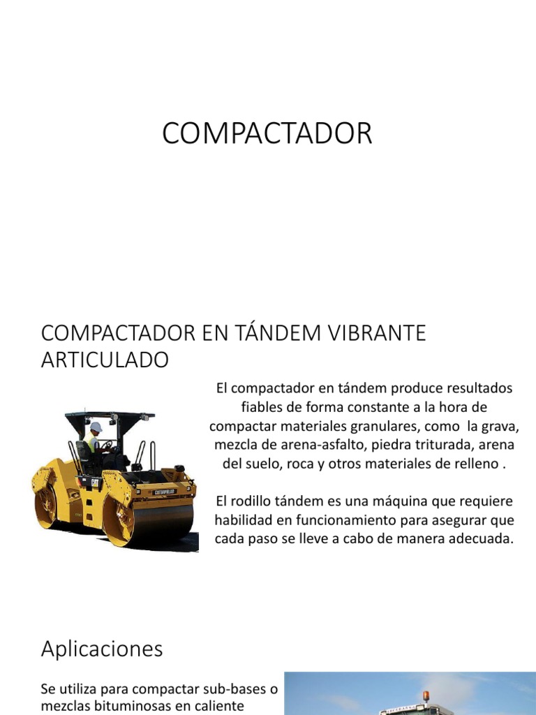 Equipos para Compactar | PDF | Neumático | La carretera