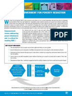 Empowerment For Poverty Reduction