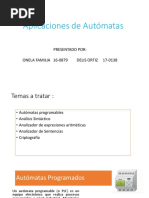 Aplicaciones de Autómatas_G1