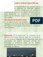 Interacciones interespecíficas: Líquenes, micorrizas y polinización