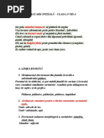 Exerciții Cu Răspunsuri - Română, Clasa A VIII-a