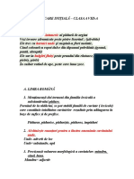 Exerciții Cu Răspunsuri - Română, Clasa A VIII-a