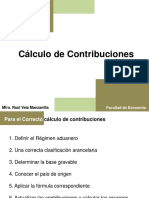 Cálculo de Contribuciones