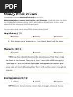 50 Top Bible Verses About Money - Finances and Giving - Scripture Quotes