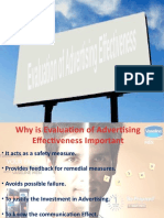 CB-Evaluation of Advertising Effectiveness