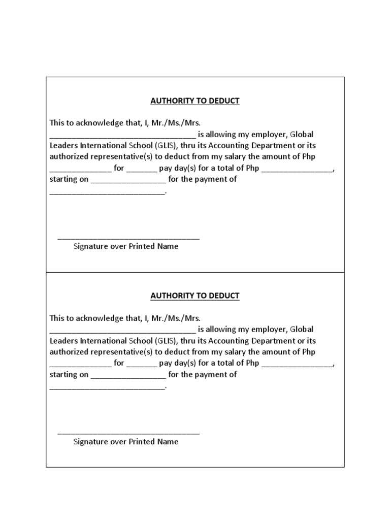Authority Deduct | PDF | Career & Growth | Business