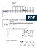 Prueba Adaptada 1º Básico 1º Unidad Matematica