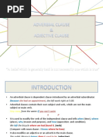 Adverbial Clause